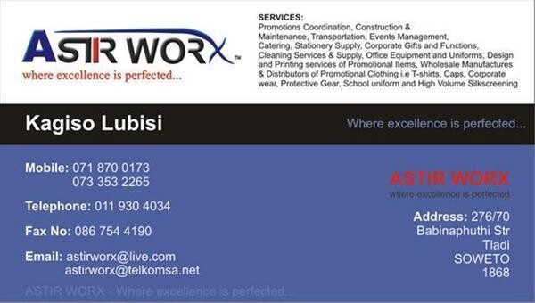 Astirworx Enteprises.