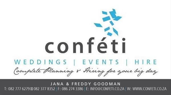 Confeti Weddings Events And Hire