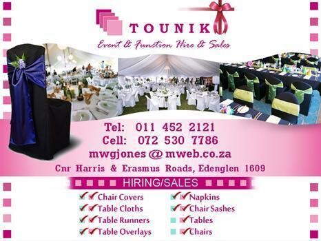 Tounik Event And Function Hire & Sales