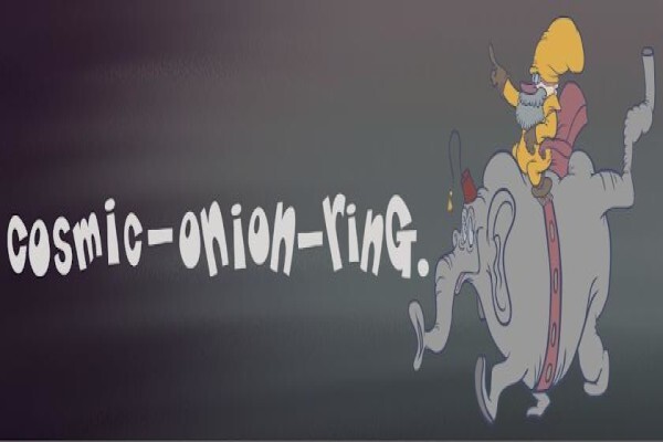 Cosmic-Onion-Ring Illustration & Animation