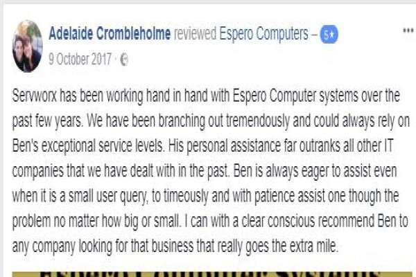 Espero Computer Systems Cc