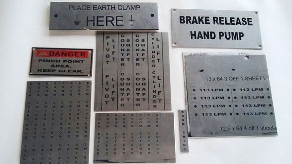 Kidel Anodised Labels