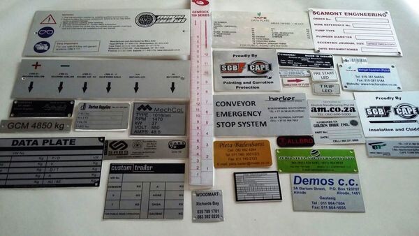 Kidel Anodised Labels