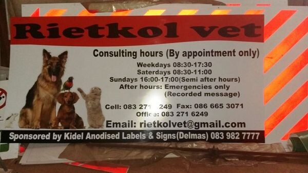 Kidel Anodised Labels