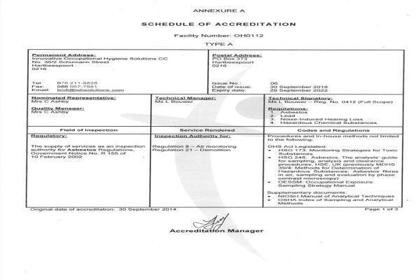 Ioh Solutions - Approved Inspection Authority