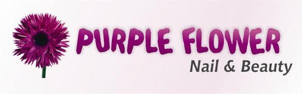 Purple Flower Nail And Beauty