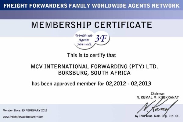 Mcv International Forwarding (Pty) Ltd