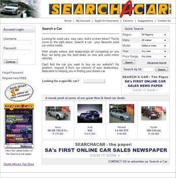 Www.Searchacar.Co.Za