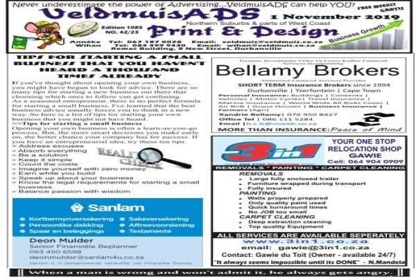 Die Veldmuis Bemarking