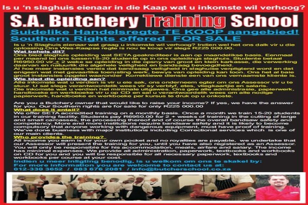 Sa Butchery Training School