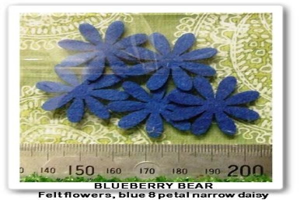 Blueberry Bear Papercraft Embellishments