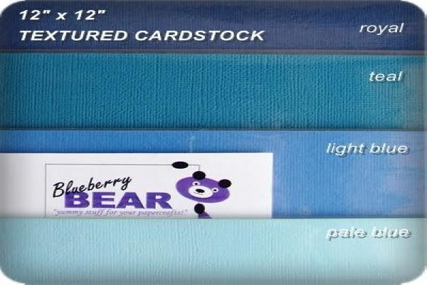 Blueberry Bear Papercraft Embellishments