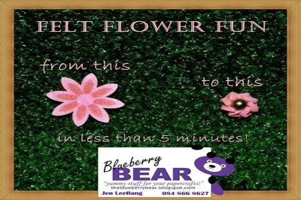 Blueberry Bear Papercraft Embellishments