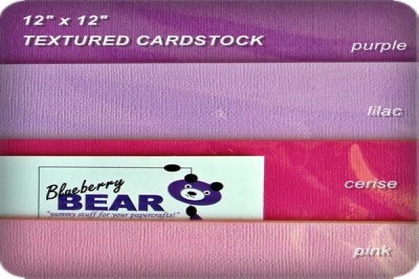 Blueberry Bear Papercraft Embellishments