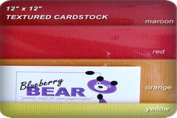 Blueberry Bear Papercraft Embellishments