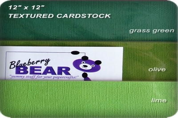 Blueberry Bear Papercraft Embellishments