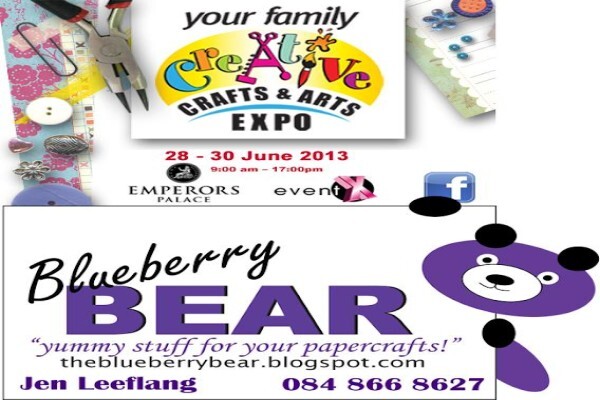 Blueberry Bear Papercraft Embellishments