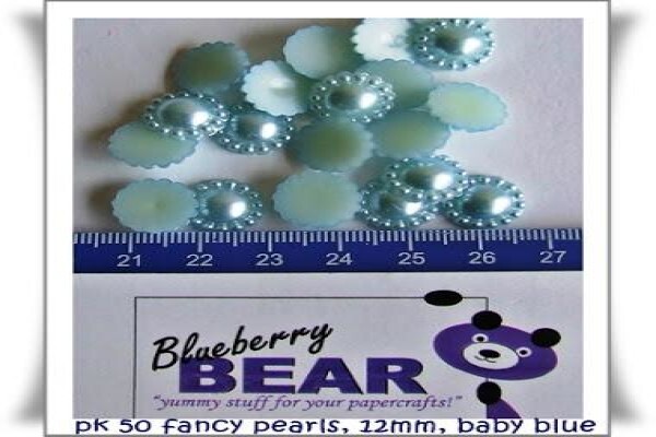 Blueberry Bear Papercraft Embellishments