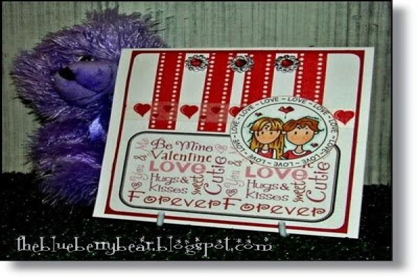 Blueberry Bear Papercraft Embellishments
