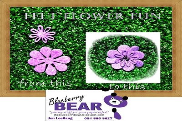 Blueberry Bear Papercraft Embellishments