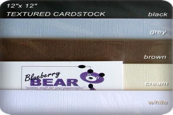 Blueberry Bear Papercraft Embellishments