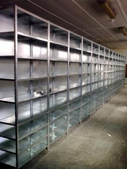 Surplus Steel Shelving