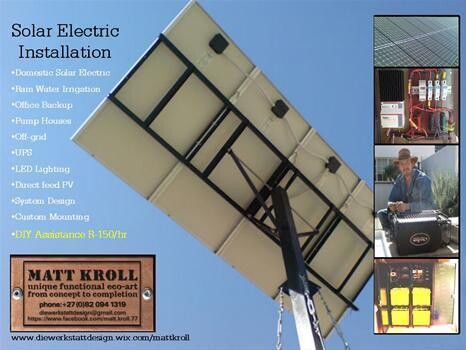 Solar Power Photovoltaic Energy Installations Matt Kroll