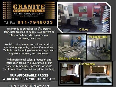 Granite Specialists Gauteng