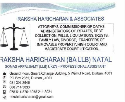 Raksha Haricharan And Associates