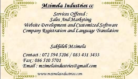 Mzimela Industries Cc