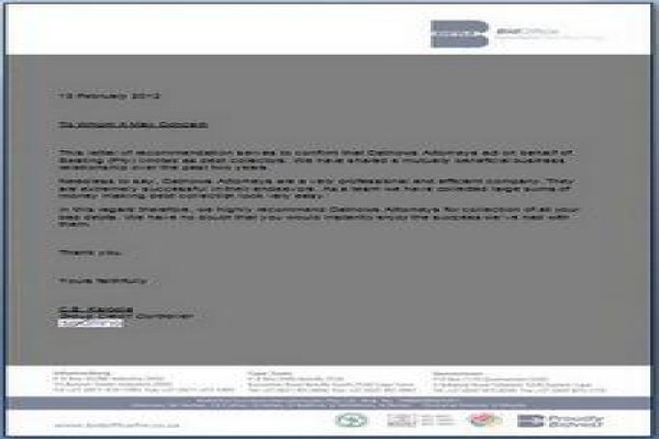 Datnow'S Attorneys Debt Collection & Recovery
