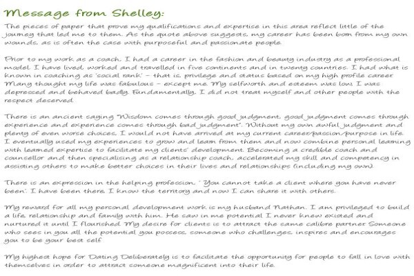 Dating Deliberately