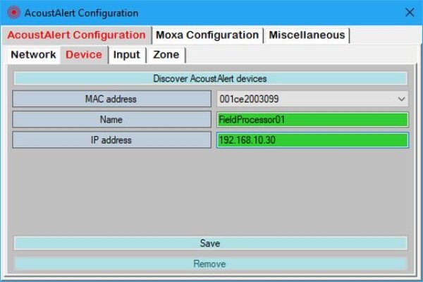 Modular Communications, Acoust Alert