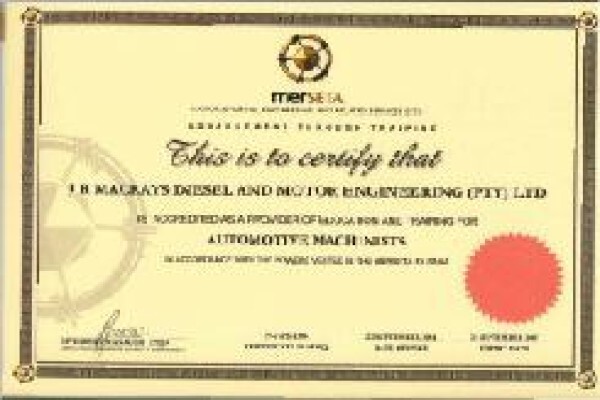 J.R. Mackays Diesel And Engineering (Pty)Ltd.