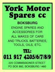 York Motor Spares CC