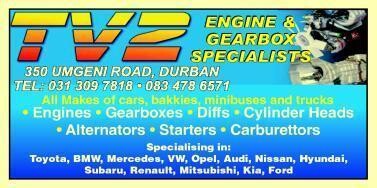 T V 2 Spares Engine & Gearbox Specialists