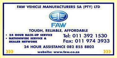 FAW Vehicle Manufacturers SA (Pty) Ltd