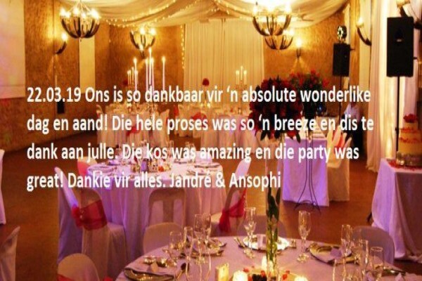 Fraaigelegen Reception Venue
