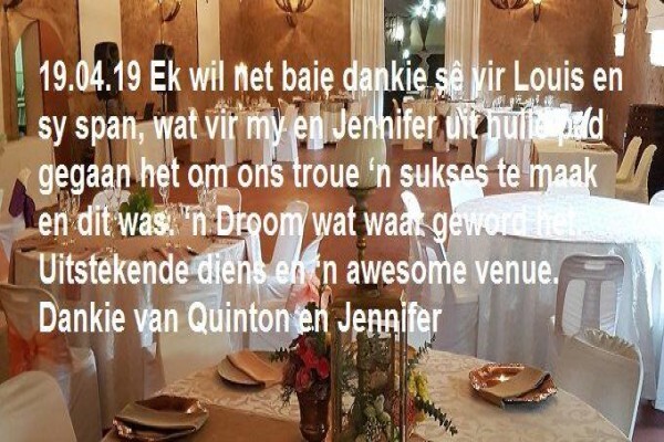 Fraaigelegen Reception Venue