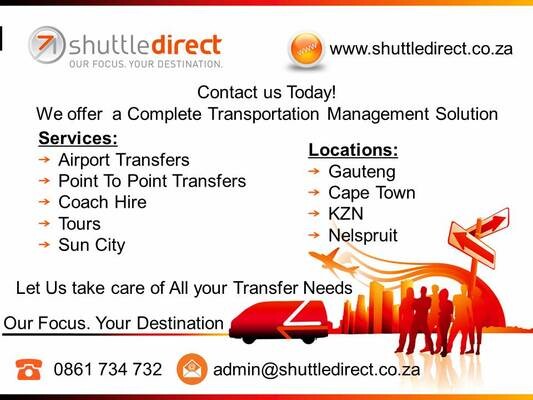 ShuttleDirect Shuttle Services and Tours