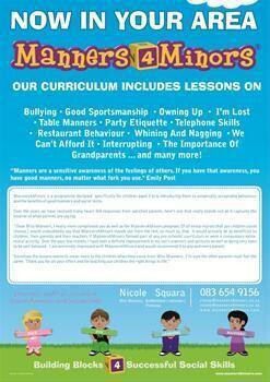 Manners 4 Minors - Bedfordview / Edenvale