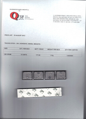 Ravenswood Wheel Weights