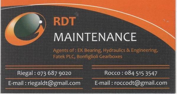 Rdt Maintenance