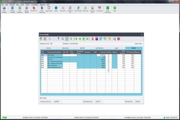 Softline Pastel Payroll