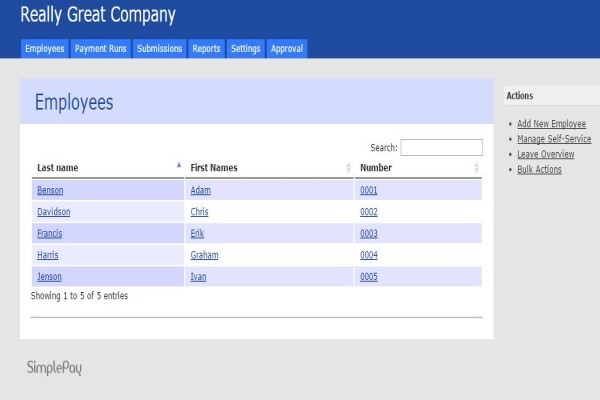 Simplepay Online Payroll System
