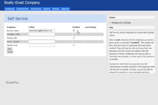 Simplepay Online Payroll