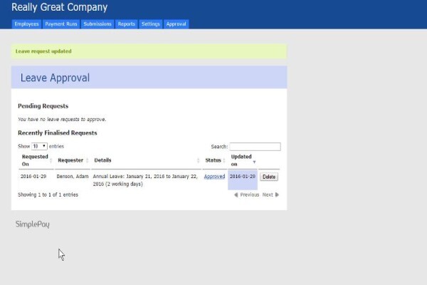 Simplepay Online Payroll
