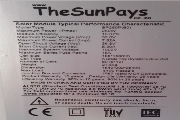 The Sun Pays