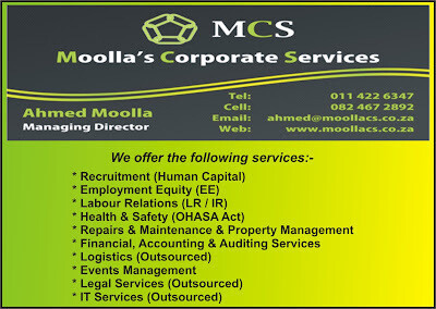 Moolla'S Corporate Services
