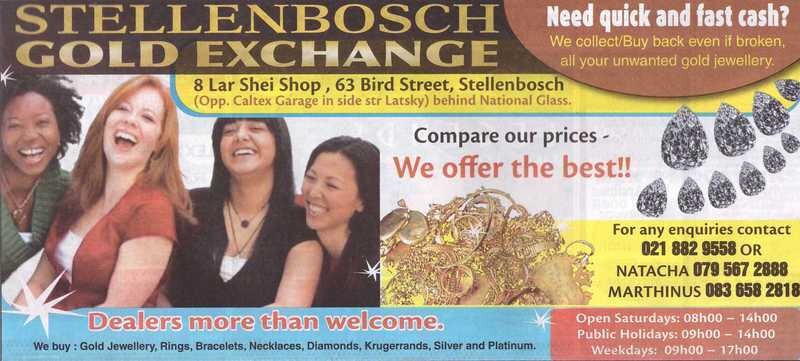 Stellenbosch Gold Exchange